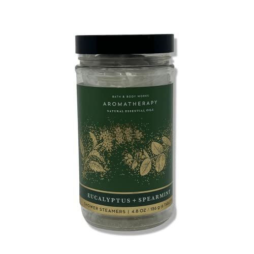 Bath & Body Works Aromatherapy Shower Steamers - Lavender Vanilla & Eucalyptus Spearmint (2 Pack, 6 Tablets Each) Avelisse