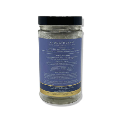 Bath & Body Works Aromatherapy Shower Steamers - Lavender Vanilla & Eucalyptus Spearmint (2 Pack, 6 Tablets Each) Avelisse
