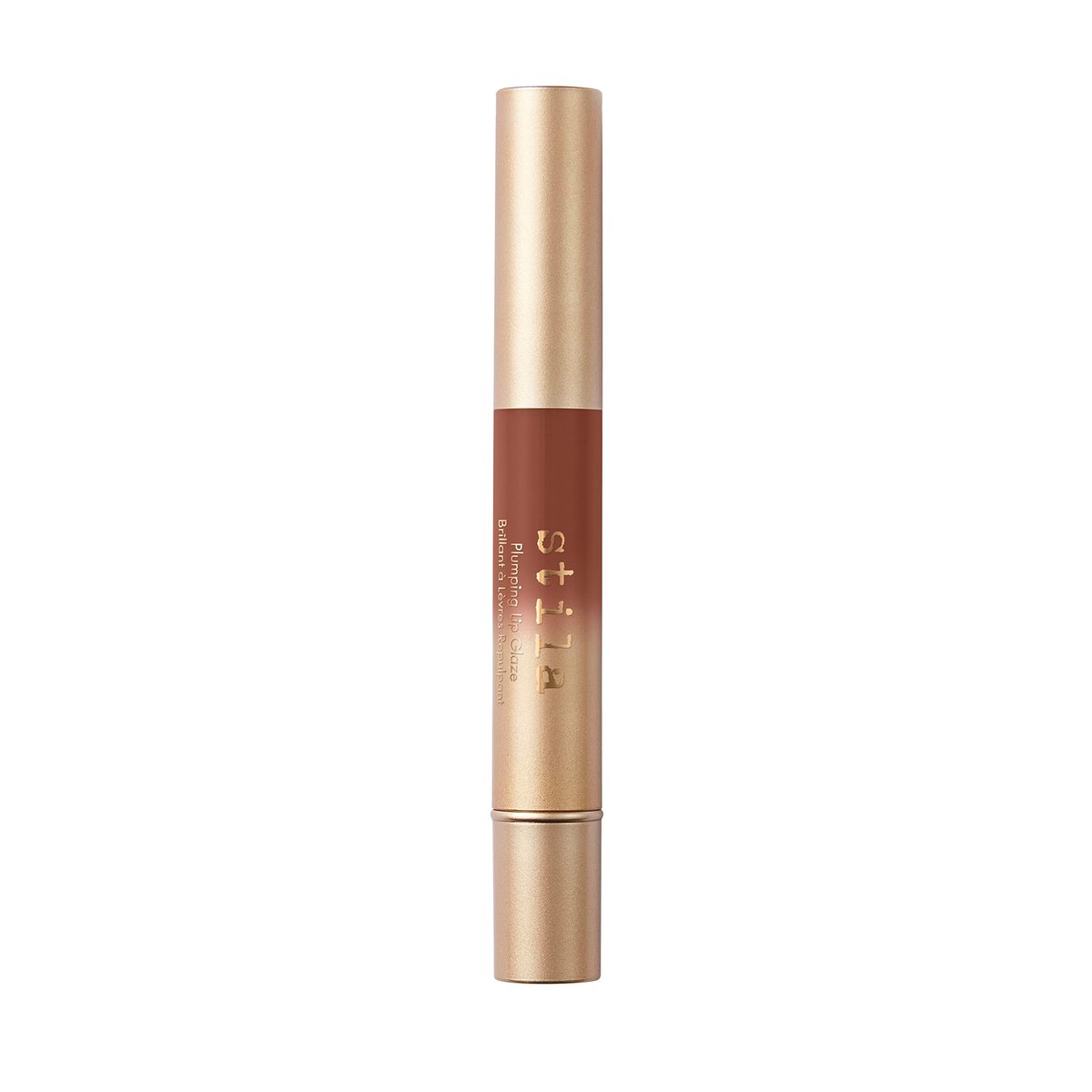 stila Plumping Lip Glaze - Cinnamon - High-Shine Lip Gloss with Plumping Effect - görsel 1