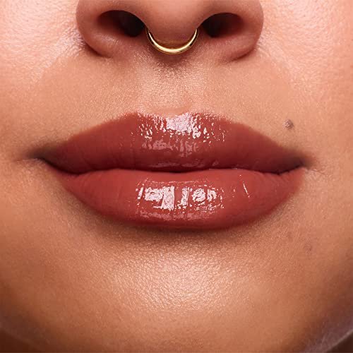 stila Plumping Lip Glaze - Cinnamon - High-Shine Lip Gloss with Plumping Effect - görsel 8