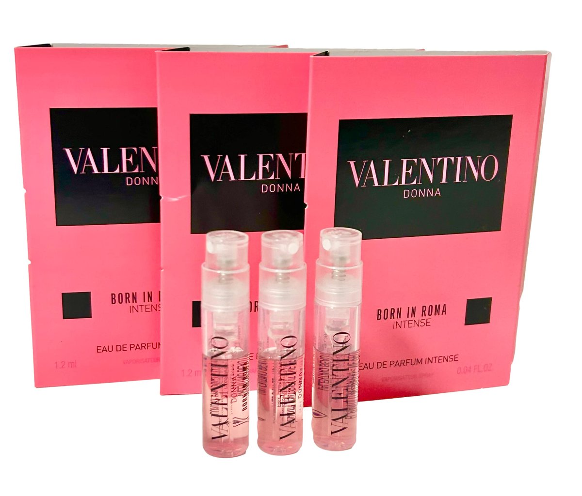 Valentino Born in Roma Intense EDP Sample Set of 3 - Women's Mini Perfume Spray Avelisse