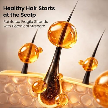 Elixir by Coco March Hair Growth Shampoo - Strengthening Plant-Based Formula for Thicker Fuller Hair - Chemical-Free for Men and Women - 16.9 fl oz Avelisse