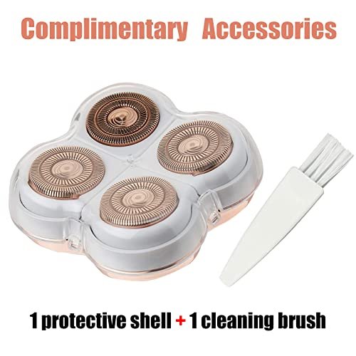 Flawliss Legs Shaver Replacement Heads | Finishing Touch Flawliss Refills with Cleaning Brush Avelisse