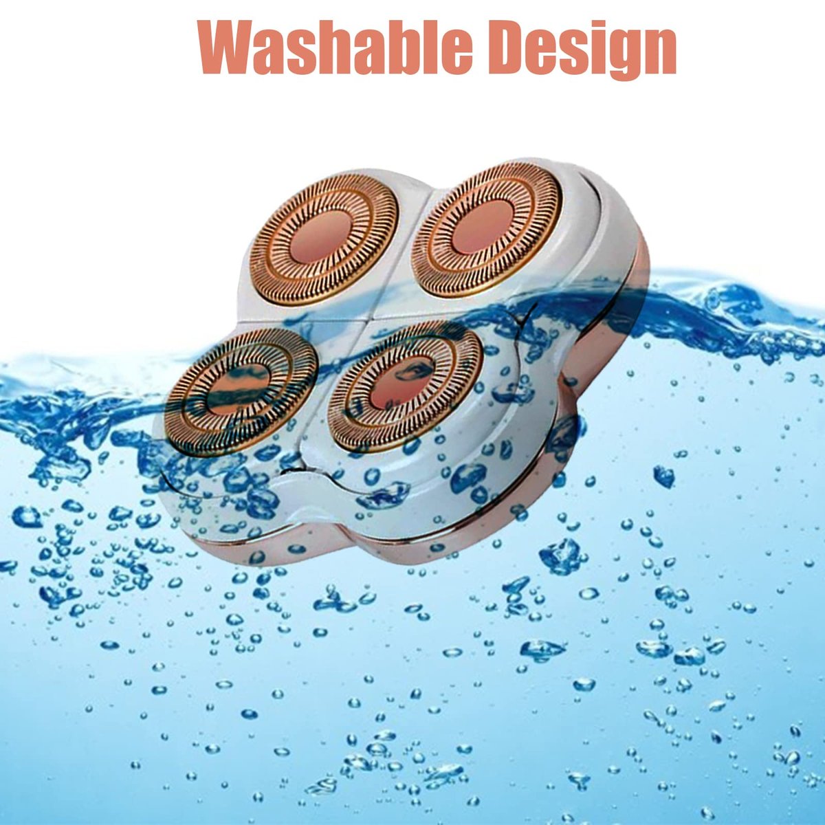 Flawliss Legs Shaver Replacement Heads | Finishing Touch Flawliss Refills with Cleaning Brush Avelisse