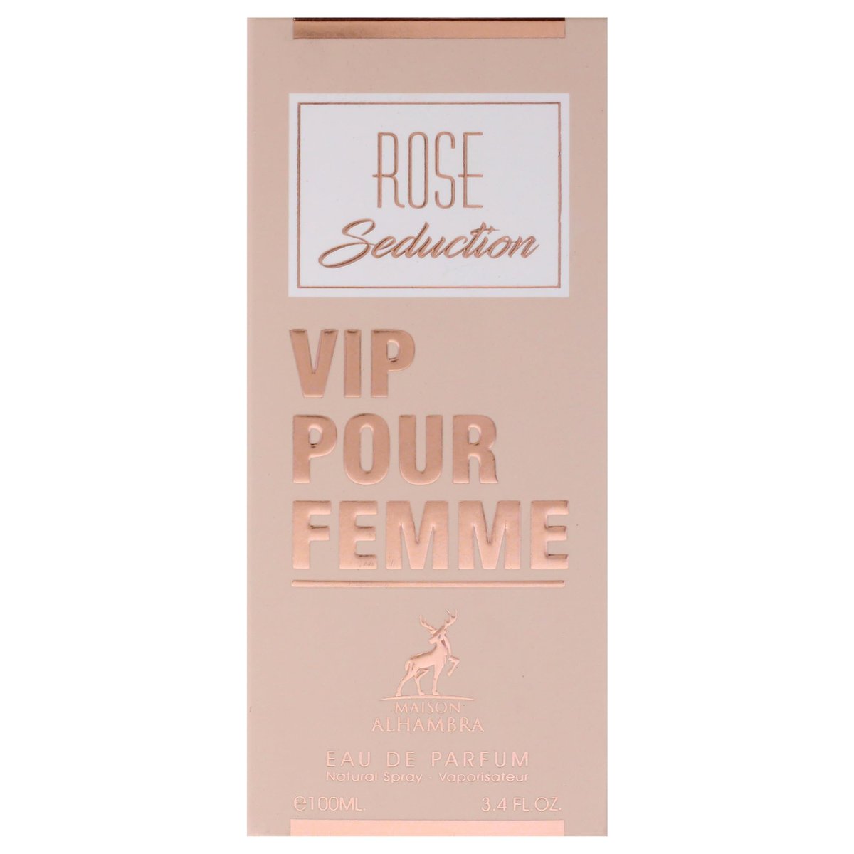 Lattafa Maison Alhambra Rose Seduction Vip for Women - 3.4 oz EDP Spray Avelisse