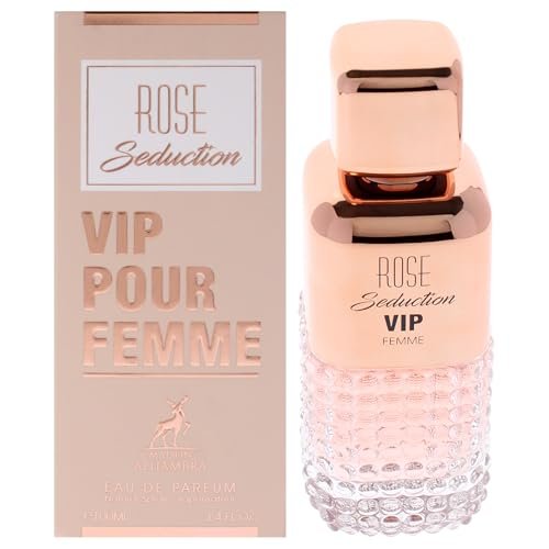 Lattafa Maison Alhambra Rose Seduction Vip for Women - 3.4 oz EDP Spray Avelisse