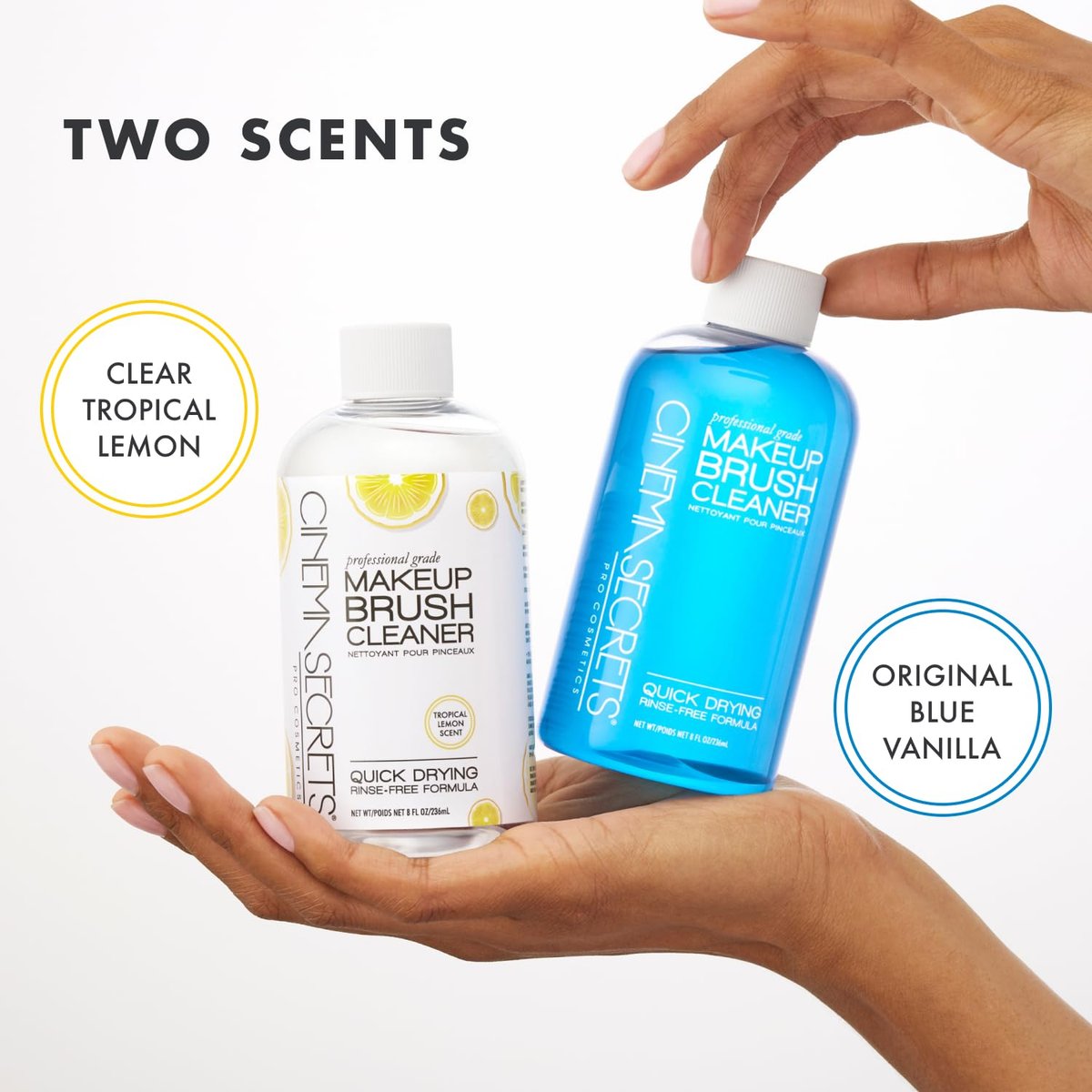 Cinema Secrets Original Makeup Brush Cleaner Spray - Professional Quick-Drying Formula, 2 fl oz Avelisse