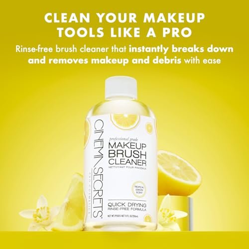 Cinema Secrets Original Makeup Brush Cleaner Spray - Professional Quick-Drying Formula, 2 fl oz Avelisse