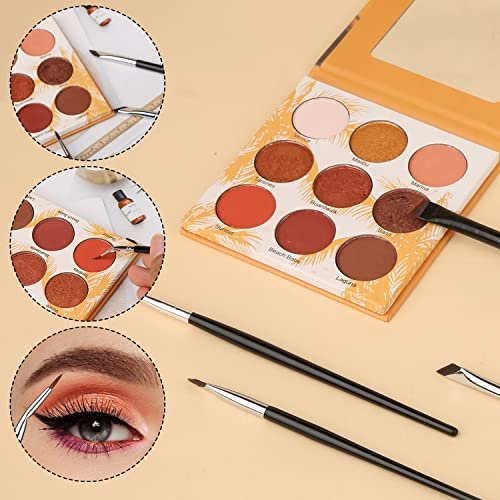6-Piece Angled Eyeliner Brush Set – Precision Eyeliner, Eyebrow & Eyeshadow Brushes by LUTER - görsel 10
