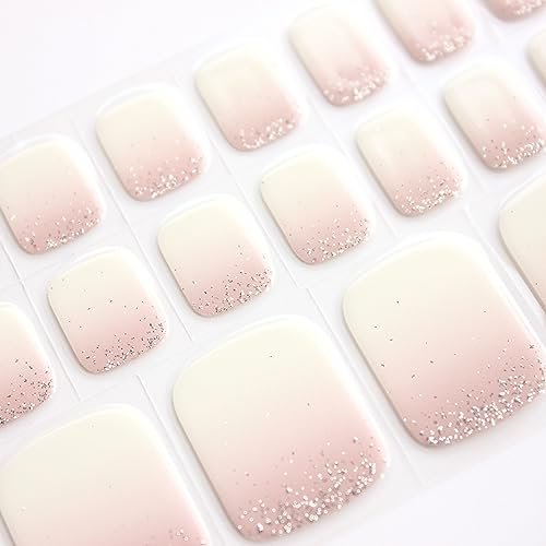 Alice & Bella Semi-Cured Gel Pedicure Strips (Bella's Fave) - 36-Piece Toenail Wraps Kit | UV Light Required | Long-Lasting Salon-Quality Pedicure at Home - görsel 4