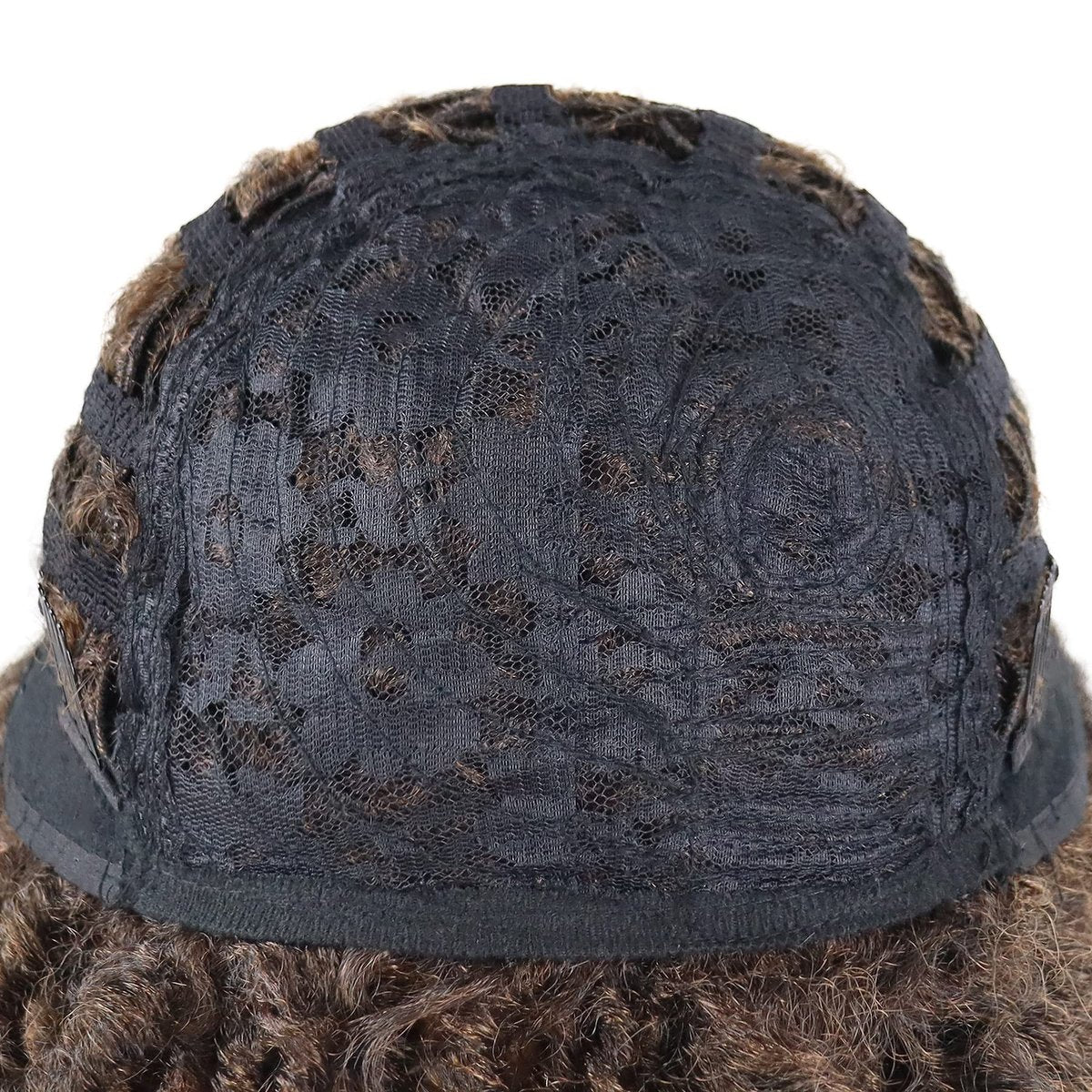 GNIMEGIL Short Braided Wig: Afro Bob Ombre Brown Crochet Twist Hair Dreadlocks Natural Synthetic Wig for Black Men – Breathable Braids - görsel 11