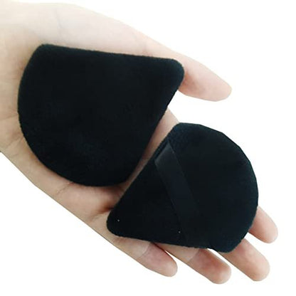 GXXMEI 30-Pack Triangle Powder Puffs – Soft Synthetic Velour Makeup Sponges for Loose Powder, Mineral Powder, Contouring & Setting