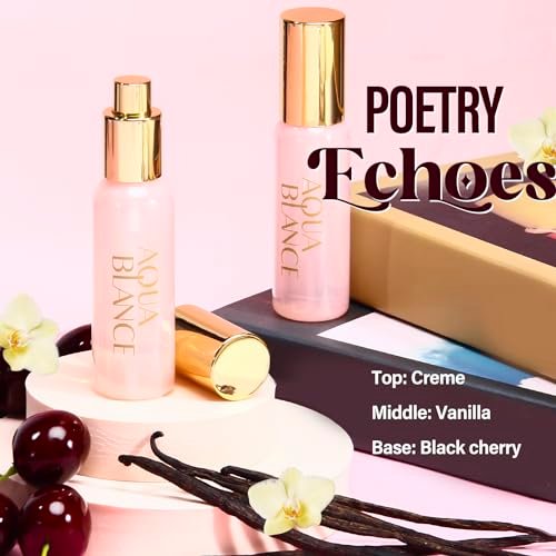 AQUA BLANCE Body Spray for Women, Body Fragrance Mist Gift Set, 3-Pack, Each 60ml/2.1 Fl Oz, Travel Size Three Scents, Womens Body Spray - görsel 8