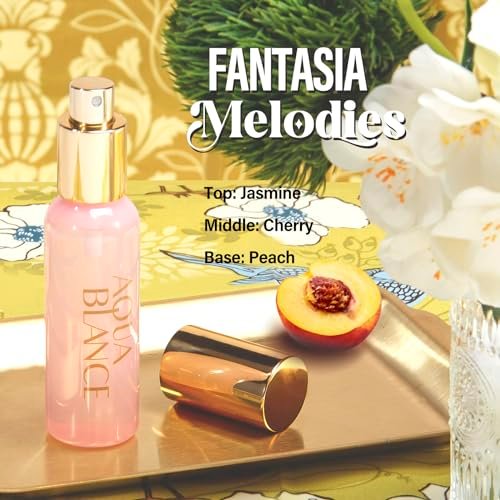 AQUA BLANCE Body Spray for Women, Body Fragrance Mist Gift Set, 3-Pack, Each 60ml/2.1 Fl Oz, Travel Size Three Scents, Womens Body Spray - görsel 4
