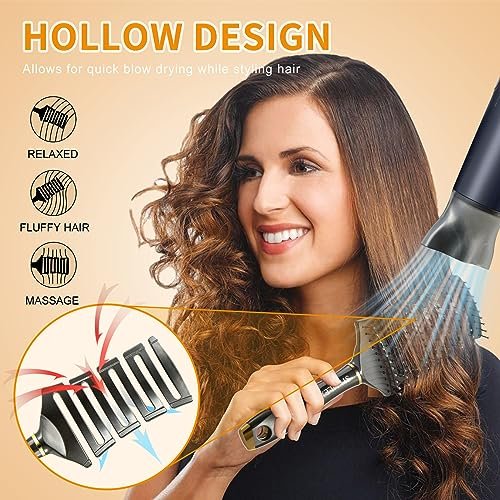 SHINLEA Curved Detangling Brush for Curly Hair - Professional Vented Anti-Tangle Brush for Wet & Dry, Ideal for Textured 2A to 4C Hair and Thick Blow Drying - görsel 8