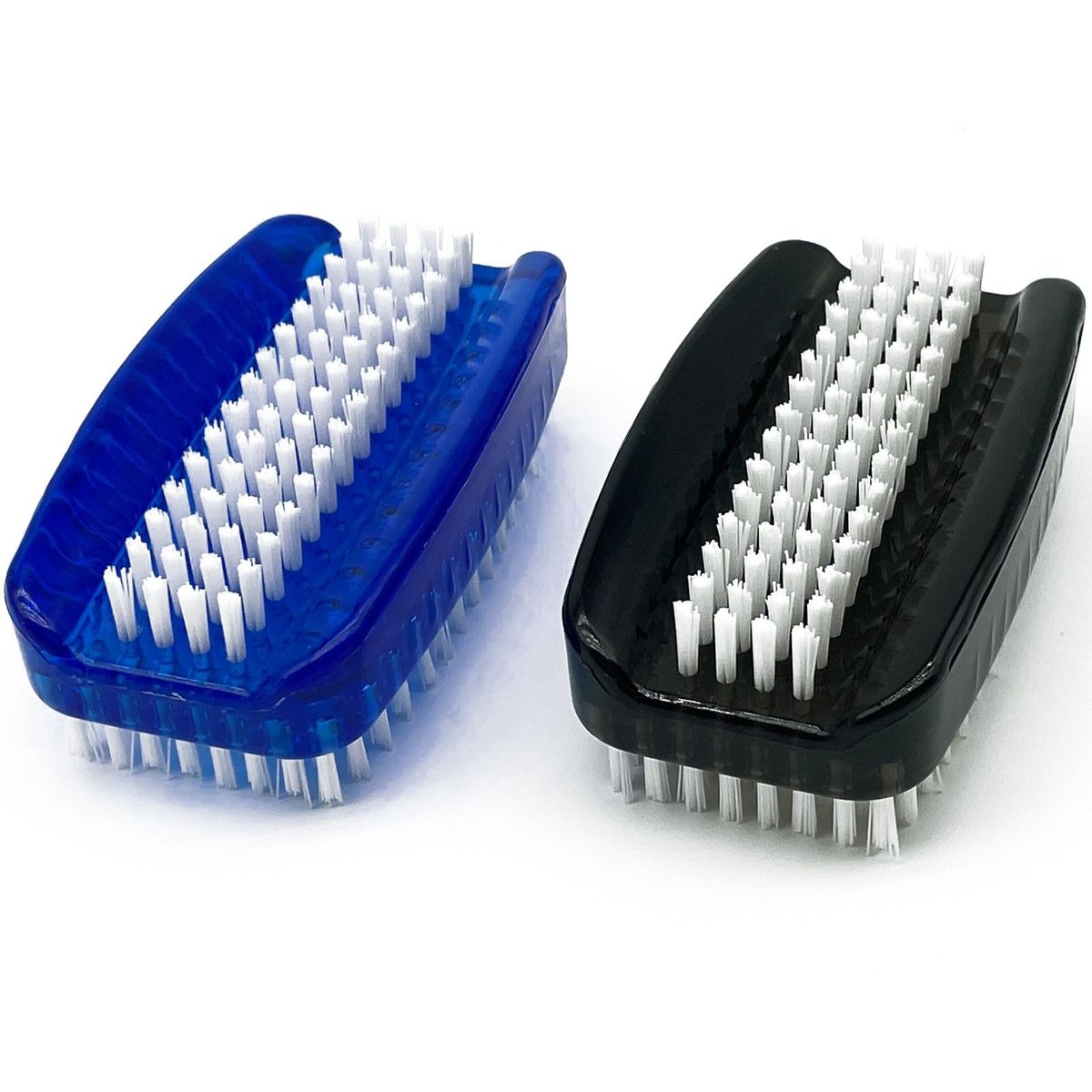 GKETN 2-Pack 2-Sided Nylon Bristle Nail Brush for Cleaning Fingernails - Soft & Stiff Scrubber for Men, Women, and Professionals - görsel 1