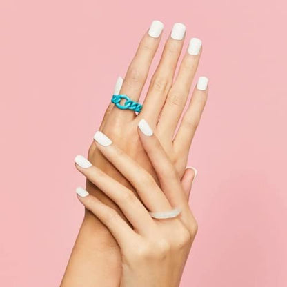 KISS imPRESS Color Press-On Manicure Fake Nails - Brie, Short Length, Matte Solid Color, 30 Nails + Prep Pad & Tools
