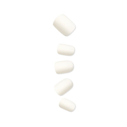 KISS imPRESS Color Press-On Manicure Fake Nails - Brie, Short Length, Matte Solid Color, 30 Nails + Prep Pad & Tools