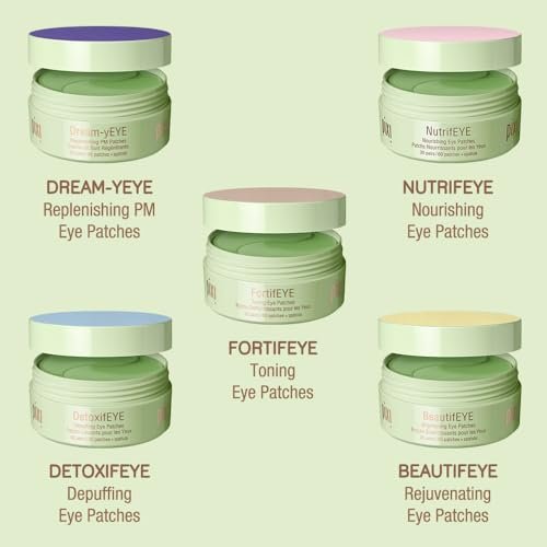 Pixi Beauty NutrifEYE Soothing Rose Under Eye Gel Patches - 30 Pairs for Puffy Eyes with Rose, Aloe Vera, and Chamomile Avelisse