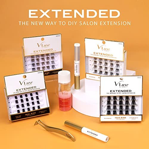 i•ENVY Extended DIY Eyelash Extension Cluster Remover with Natural Rosewater Gentle Soothing Nourishing Cleanser Avelisse