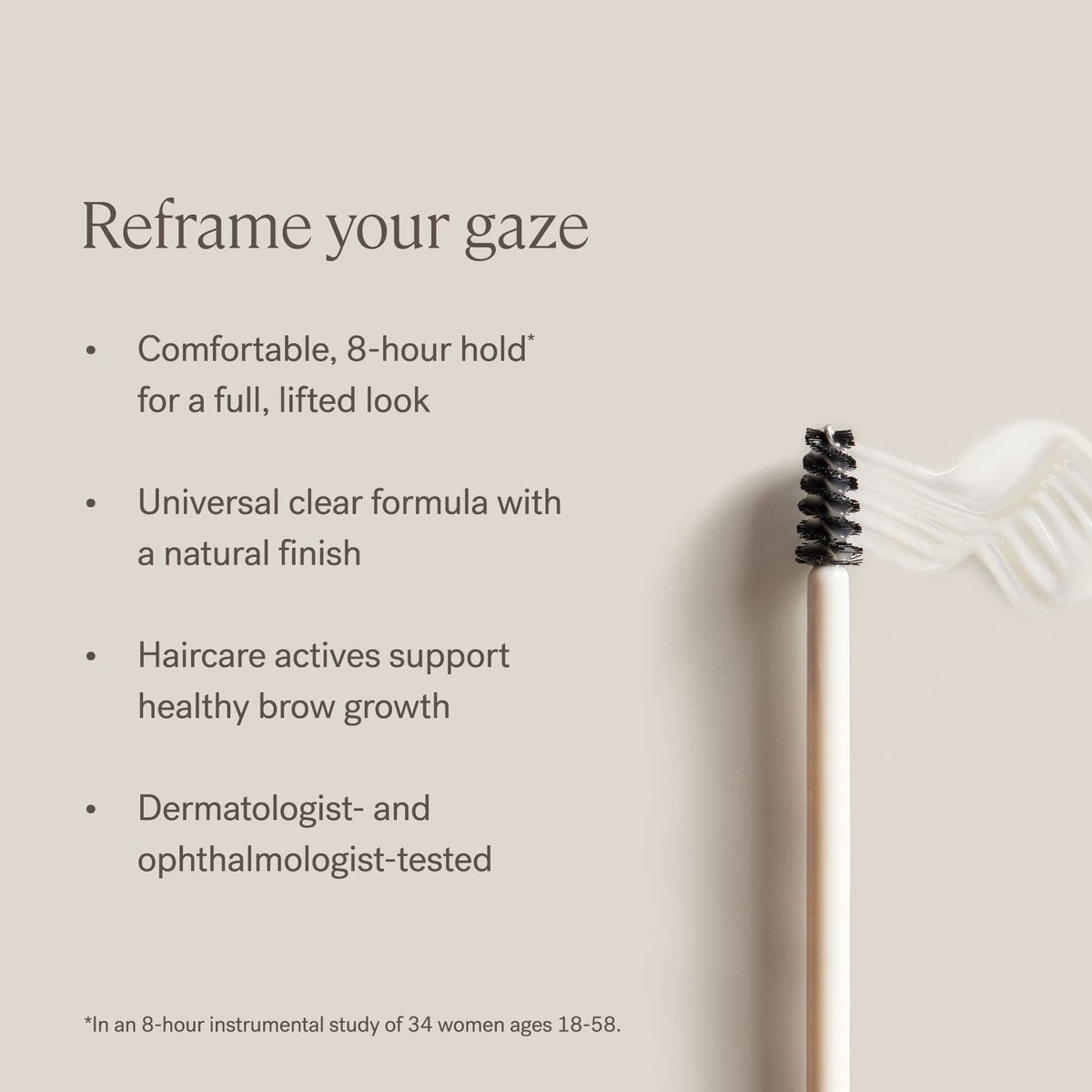 ILIA In Frame Brow Gel - Universal Clear | Lightweight, Long-Lasting, Flake-Resistant Hold for Full, Lifted Brows | Non-Toxic, Vegan, Cruelty-Free Clean Makeup Avelisse