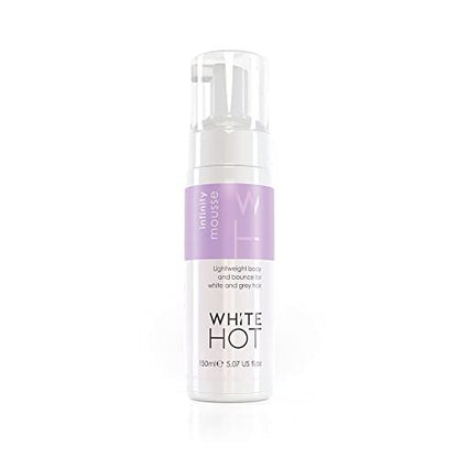 White Hot Infinity Mousse - Volumizing Hair Mousse for Salon-Worthy Style, 150ml