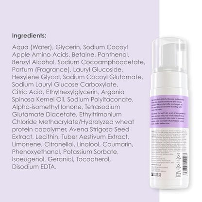 White Hot Infinity Mousse - Volumizing Hair Mousse for Salon-Worthy Style, 150ml