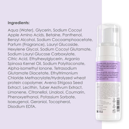 White Hot Infinity Mousse - Volumizing Hair Mousse for Salon-Worthy Style, 150ml