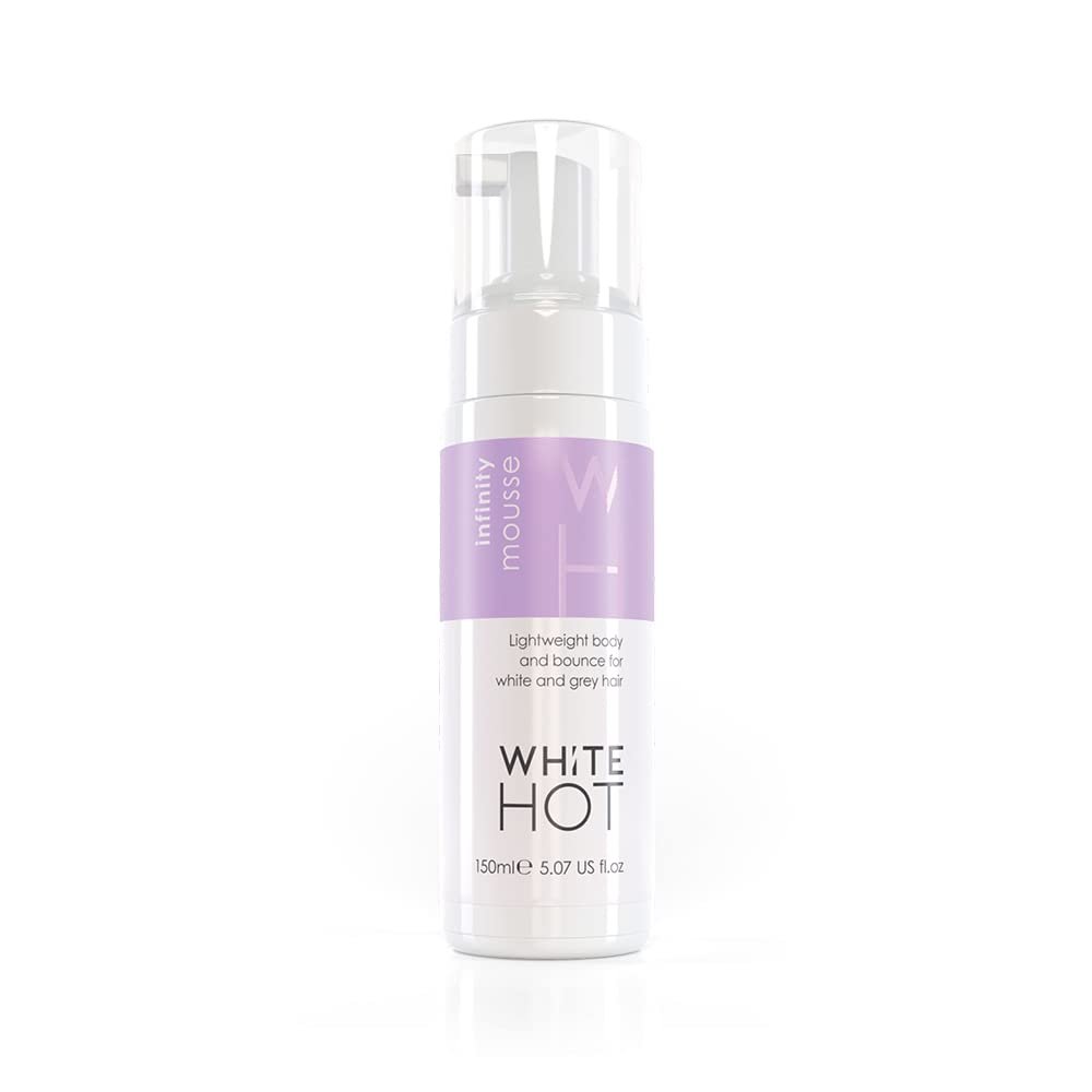 White Hot Infinity Mousse - Volumizing Hair Mousse for Salon-Worthy Style, 150ml - görsel 1