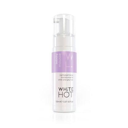 White Hot Infinity Mousse - Volumizing Hair Mousse for Salon-Worthy Style, 150ml