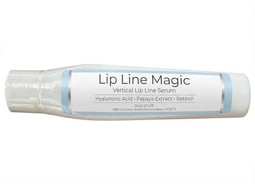 Lip Line Serum For Lines Above the Lips, Max Strength, With Hyaluronic Acid, Papaya Extract and Retinol Avelisse
