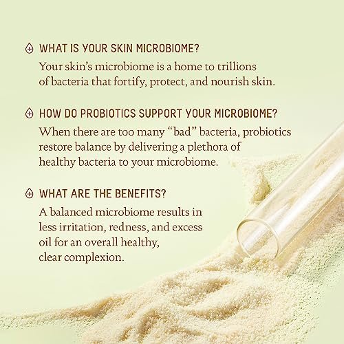 Biossance Squalane + Probiotic Balancing Face Gel Moisturizer - Advanced Formula for Oily & Acne-Prone Skin, 1.69 oz Avelisse