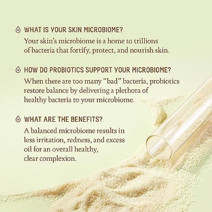 Biossance Squalane + Probiotic Balancing Face Gel Moisturizer - Advanced Formula for Oily & Acne-Prone Skin, 1.69 oz Avelisse