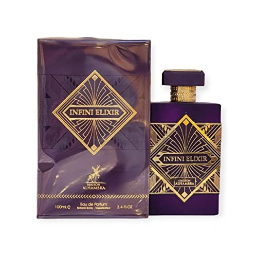 Infini Elixir by Maison Alhambra for Unisex - 3.4 oz Eau de Parfum Spray - görsel 2