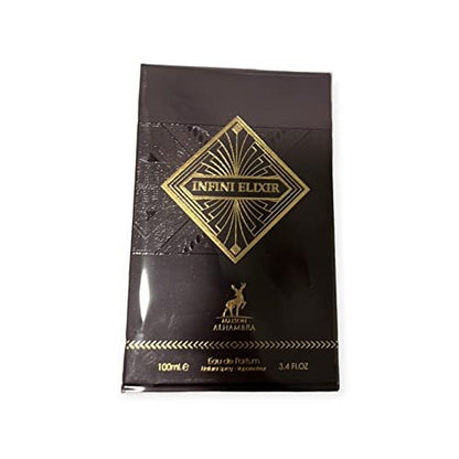 Infini Elixir by Maison Alhambra for Unisex - 3.4 oz Eau de Parfum Spray
