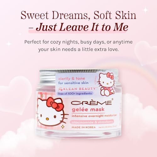 The Crème Shop Hello Kitty Klean Beauty™ Gelée Mask – 8.47 Fl Oz - görsel 10