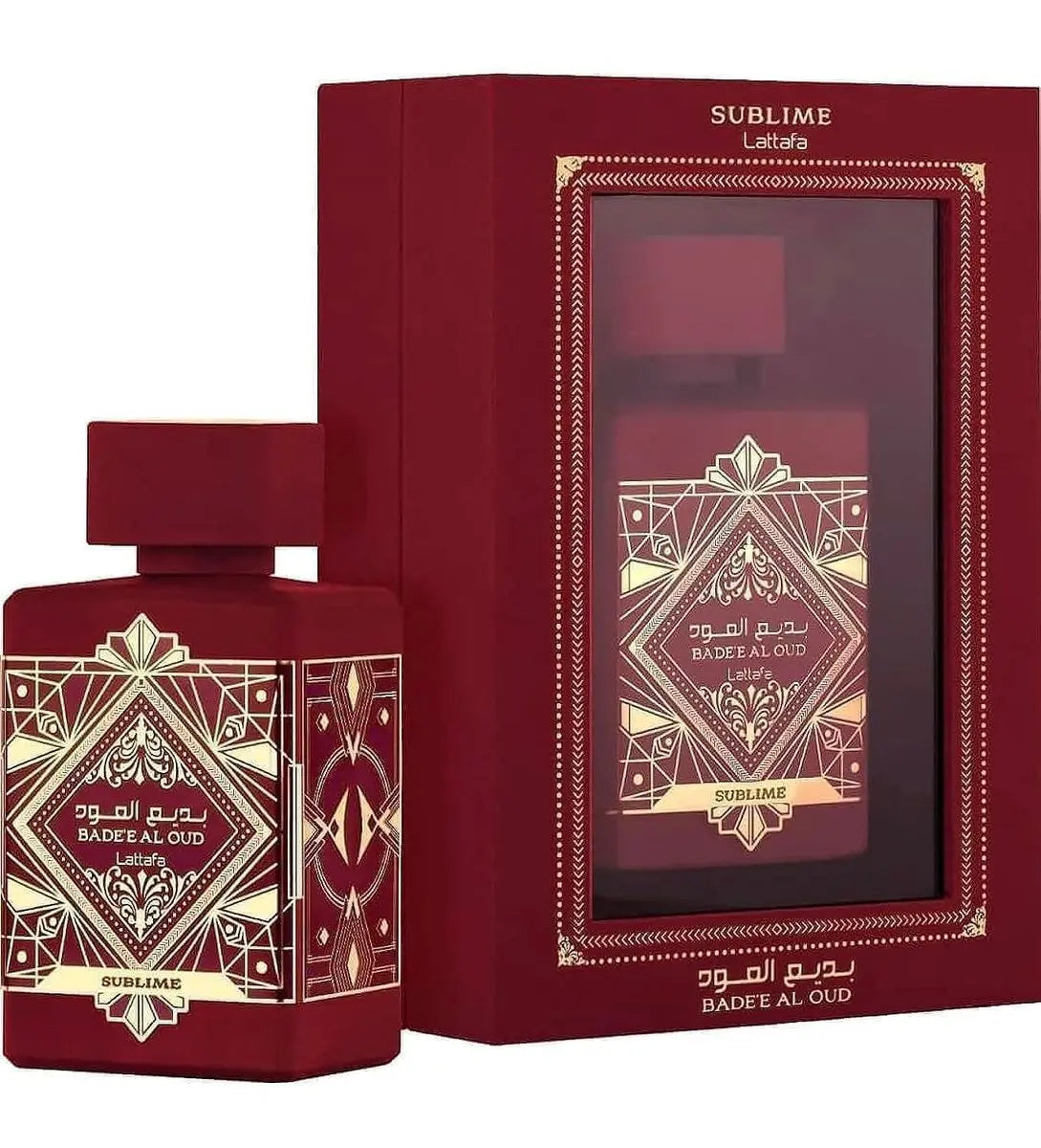 Lattafa Bade'e Al Oud Sublime Eau de Parfum - Tropical Fruity Fresh Vanilla Unisex Fragrance, 3.4 oz / 100 ml Avelisse