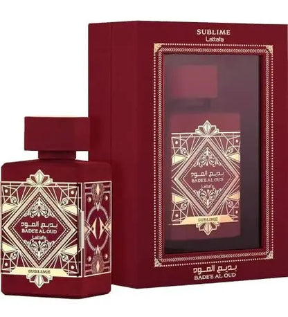 Lattafa Bade'e Al Oud Sublime Eau de Parfum - Tropical Fruity Fresh Vanilla Unisex Fragrance, 3.4 oz / 100 ml Avelisse