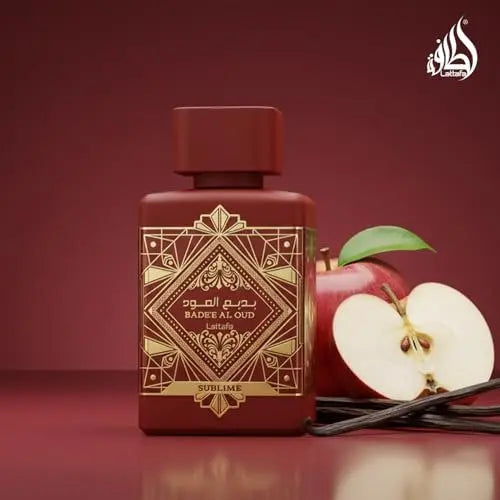 Lattafa Bade'e Al Oud Sublime Eau de Parfum - Tropical Fruity Fresh Vanilla Unisex Fragrance, 3.4 oz / 100 ml Avelisse