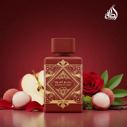 Lattafa Bade'e Al Oud Sublime Eau de Parfum - Tropical Fruity Fresh Vanilla Unisex Fragrance, 3.4 oz / 100 ml Avelisse