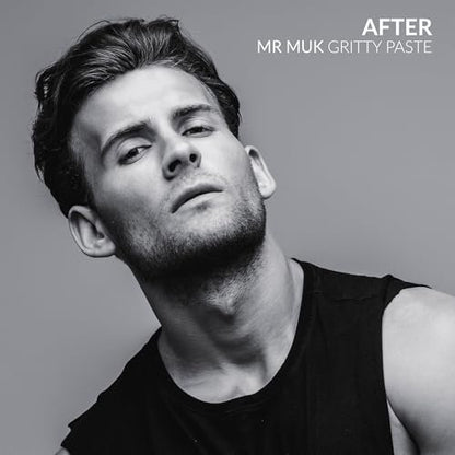 Mr MUK Strong Gritty Finish Texturizing & Reworking Paste - 100g | Ultimate Firm Hold Hair Styling for Men | Water Soluble & No Flaking Avelisse