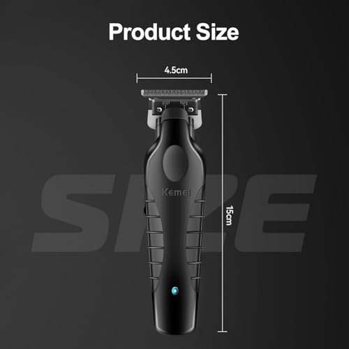 KEMEI 2299 Professional Cordless Hair Clipper for Men - Precision Trimmer, Black Avelisse