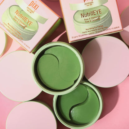 Pixi Beauty NutrifEYE Soothing Rose Under Eye Gel Patches - 30 Pairs for Puffy Eyes with Rose, Aloe Vera, and Chamomile Avelisse