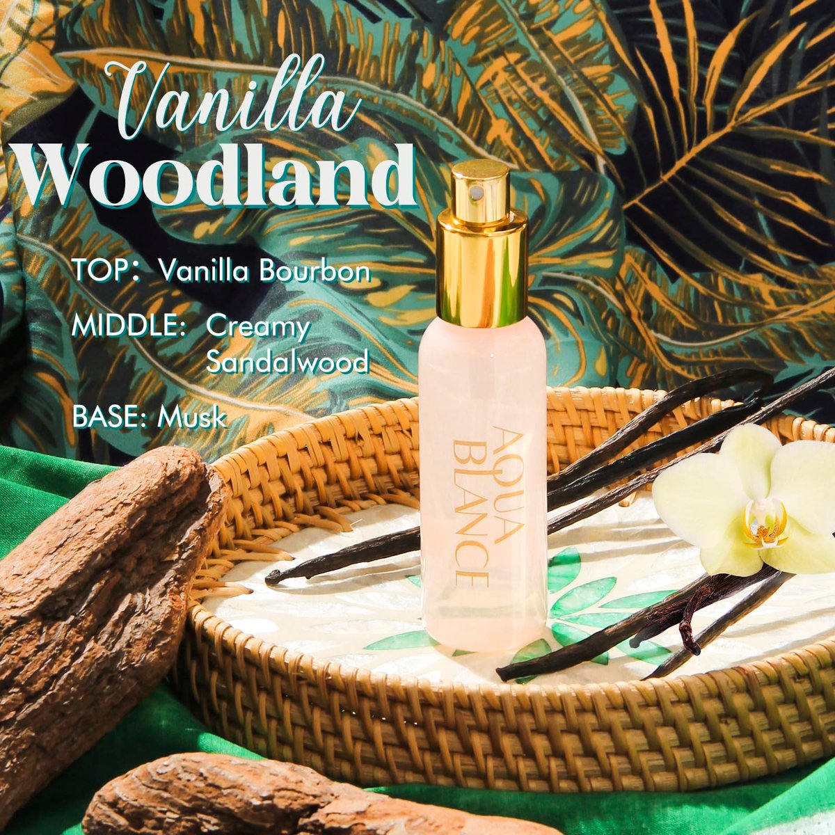 AQUA BLANCE Body Spray Set for Women - Travel Size Fragrance Body Spray, 3 Scents (Vanilla Woodland, Lavender, Jasmine Raspberry), 60ml Each - görsel 7