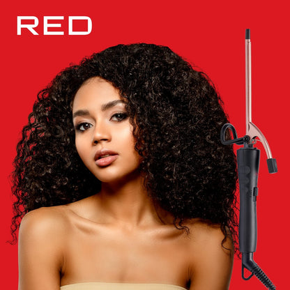 Red by Kiss 1.25 Inch Ceramic Curling Iron Pencil - Red Avelisse