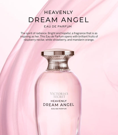 Victoria's Secret Heavenly Dream Angels Eau de Parfum - Prismatic Musk, Raspberry Nectar & Amber Crystals - Women's Perfume (1.7 oz) Avelisse