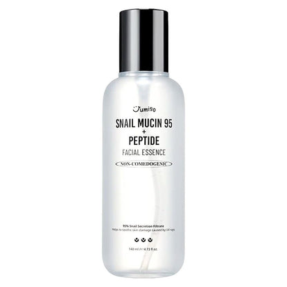JUMISO Snail Mucin 95 + Peptide Essence - Advanced Skin Repair Serum for Acne-Prone & Sun-Damaged Skin, Non-Comedogenic Facial Moisturizer with 5-Peptide Complex, Fragrance-Free, Slow-Aging, 4.73 fl.oz. Avelisse