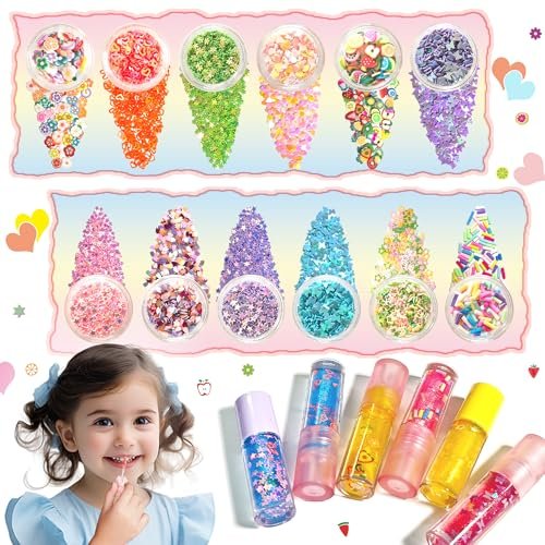 BRIPATI DIY Lip Gloss Making Kit - All-in-One Set with Clear Base, Pigments, Glitter, Tubes - Creative Gift for Women, Girls, Makeup Lovers for Christmas, Birthdays Avelisse