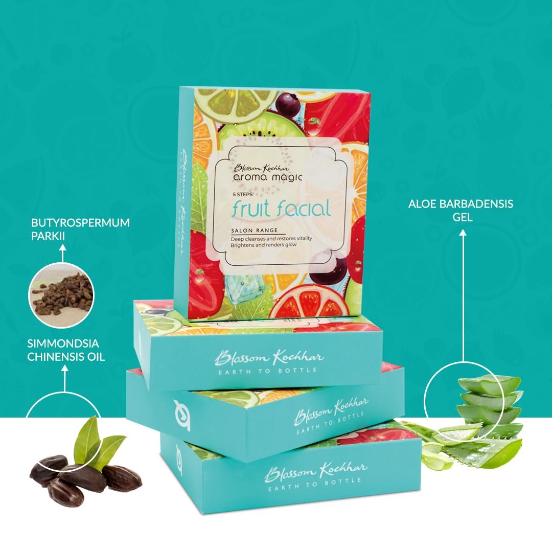 Aroma Magic 5 Step Fruit Facial Kit | Complete Salon-Style Skincare at Home - görsel 3
