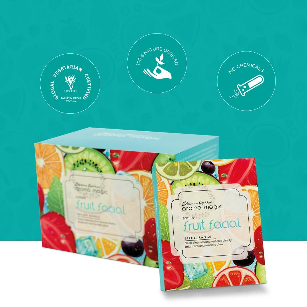 Aroma Magic 5 Step Fruit Facial Kit | Complete Salon-Style Skincare at Home - görsel 9